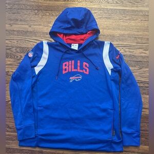 Nike Royal Buffalo Bills Sideline Athletic Stack Performance women’s Hoodie